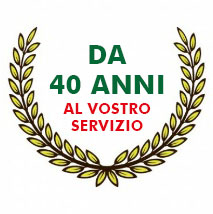 da 40 anni al vostro servizio